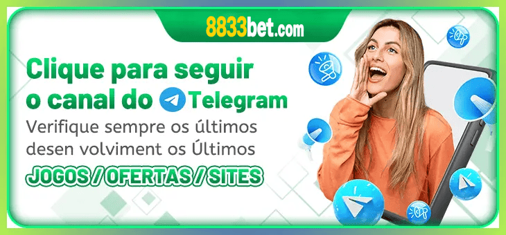 8833BET bônus — painel de promoções no aplicativo